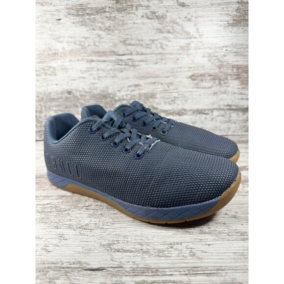 Men's NOBULL Outwork Blue/Gum Crossfit Training Shoes Sz 10 Athletic Gym EUC!